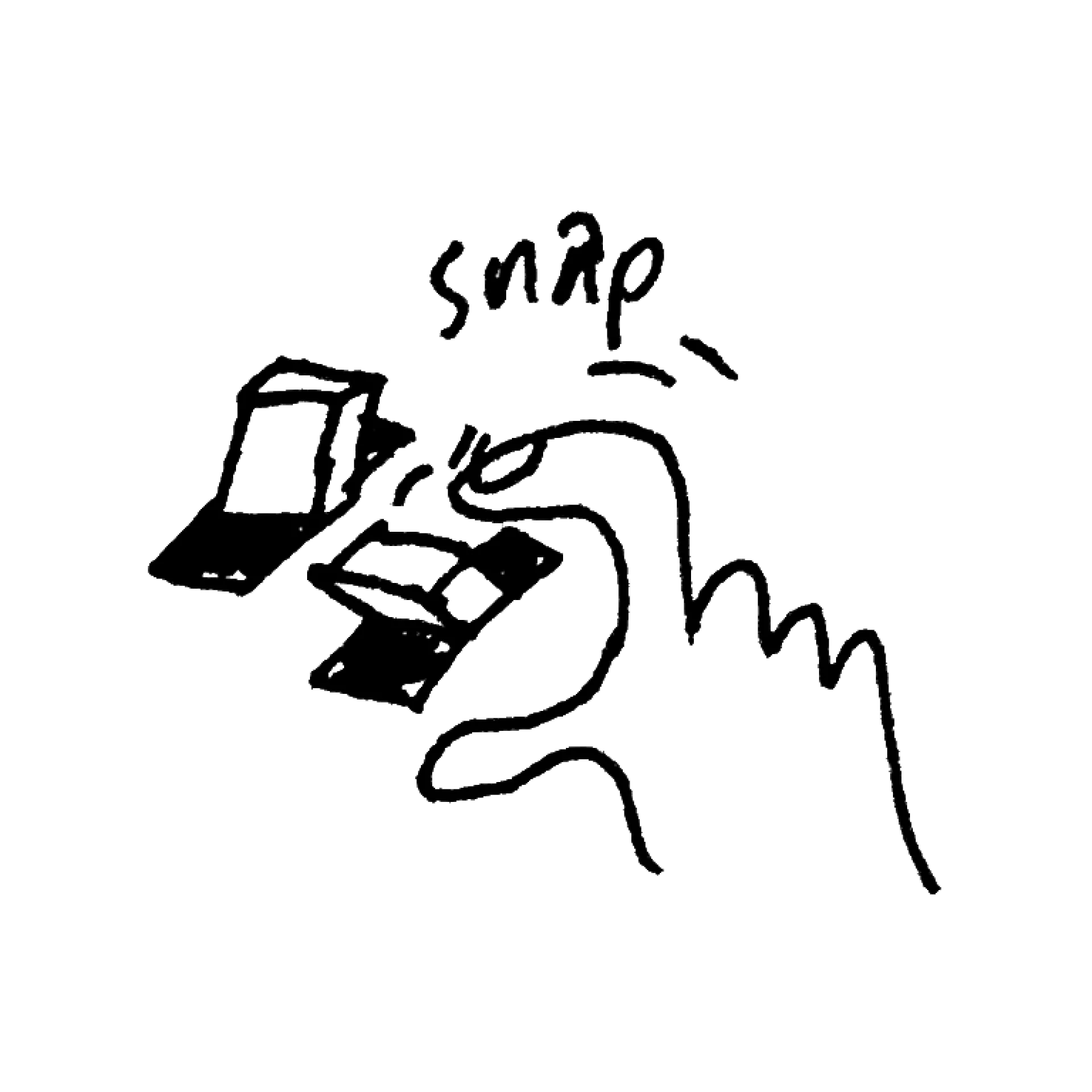 Eine abstrakte Illustration einer Hand, der einen Schalter umlegt.