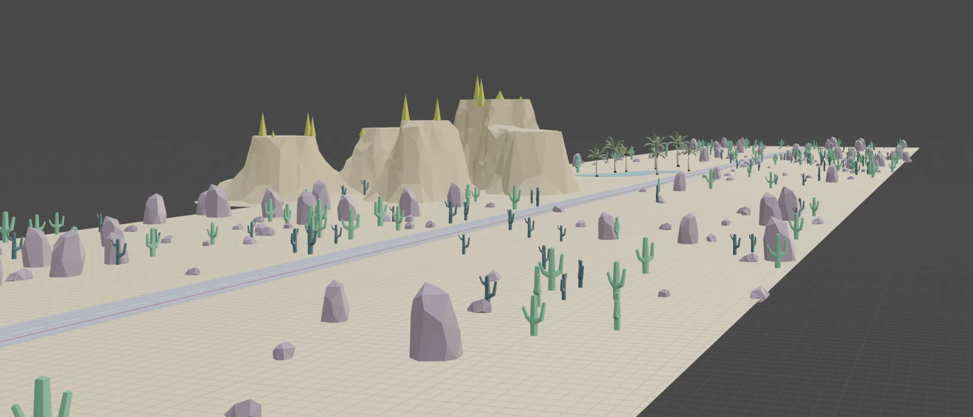 Zeigt das Blender-File, in dem die Landschaften gebaut wurden.