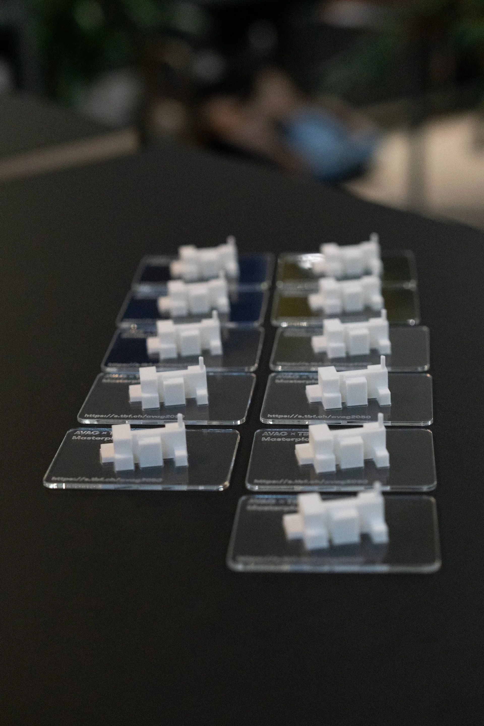 Bild von 3D-Visitenkarten für den AVAG Pitch