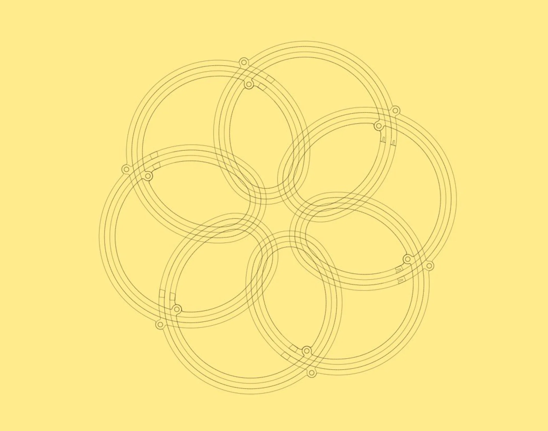 Schematische Darstellung der Kugelbahn