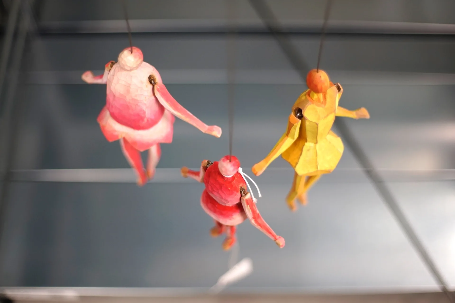 Puppen aus sicht der Aufhängung (von oben)